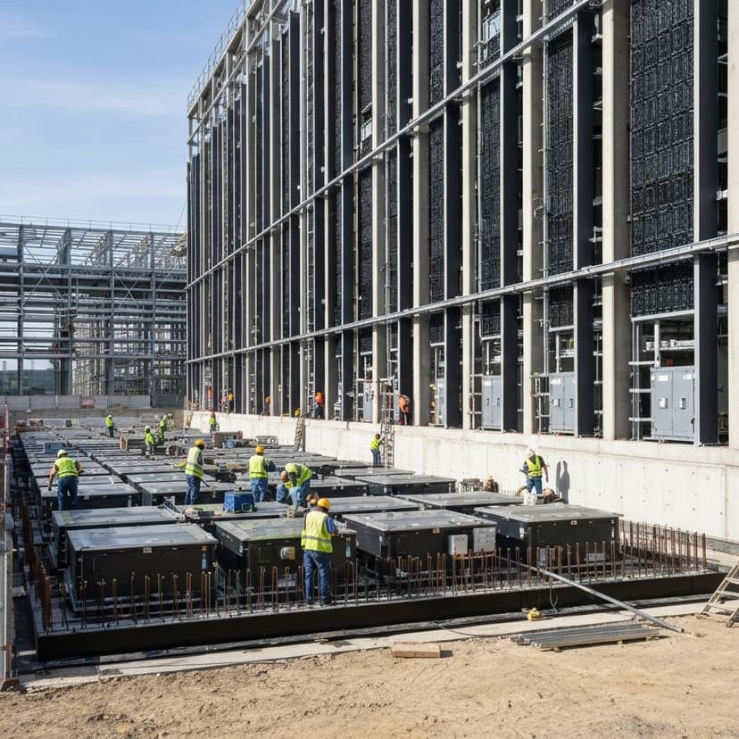 Data centre construction requiring commissioning services and quality assurance for MEP systems