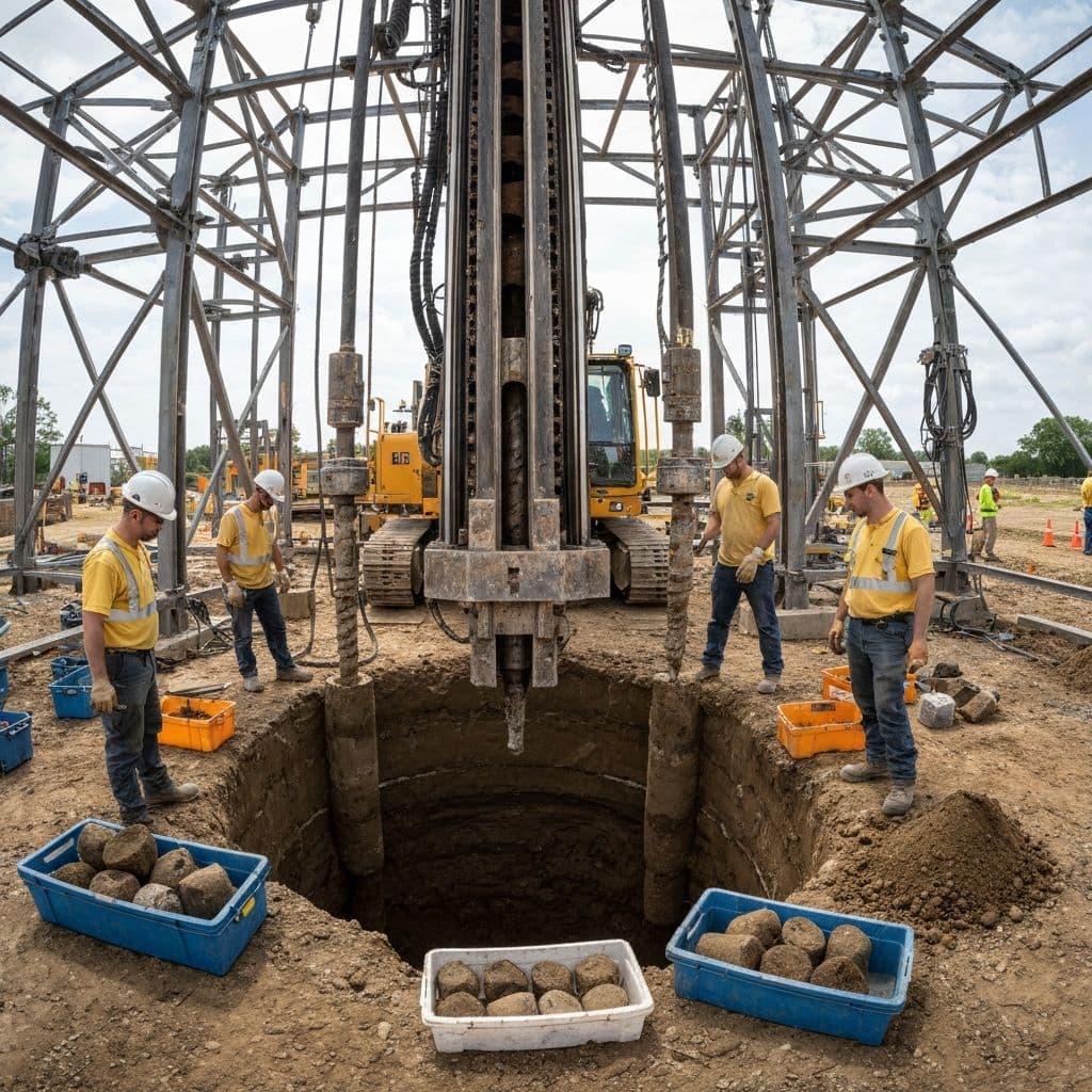 Geotechnical investigation and soil boring