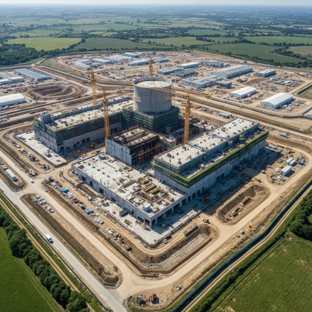 Large scale nuclear facility construction project