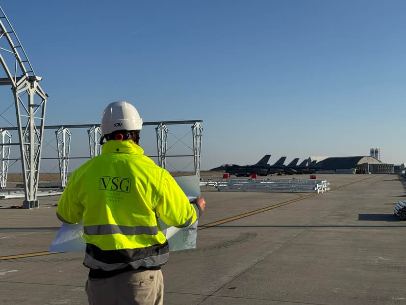 Fetesti Borcea military air base construction with engineering services and project management support