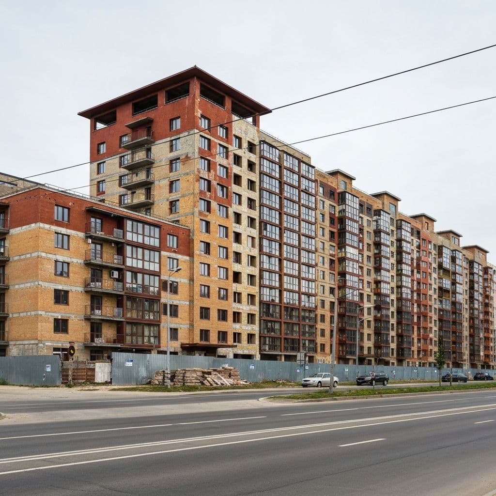 Multi-family apartment complex construction