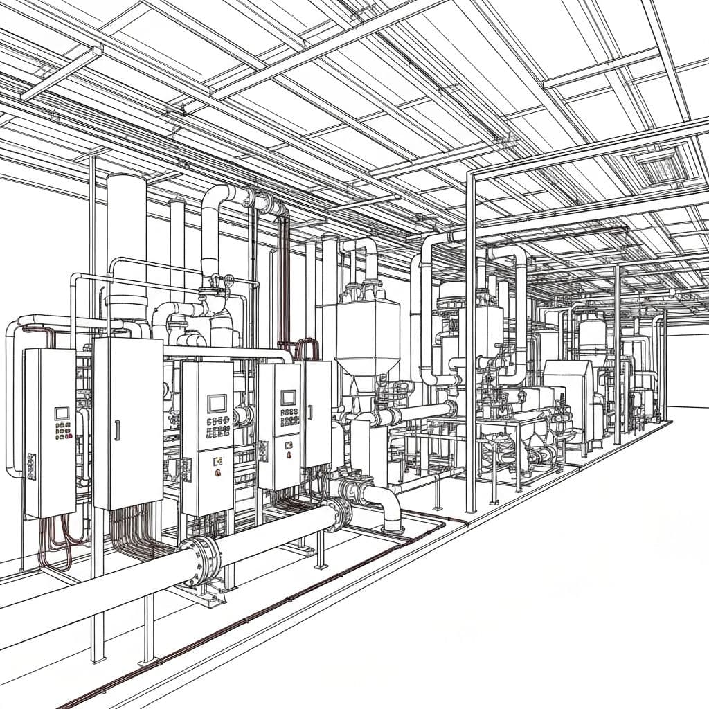 Industrial MEP systems integration