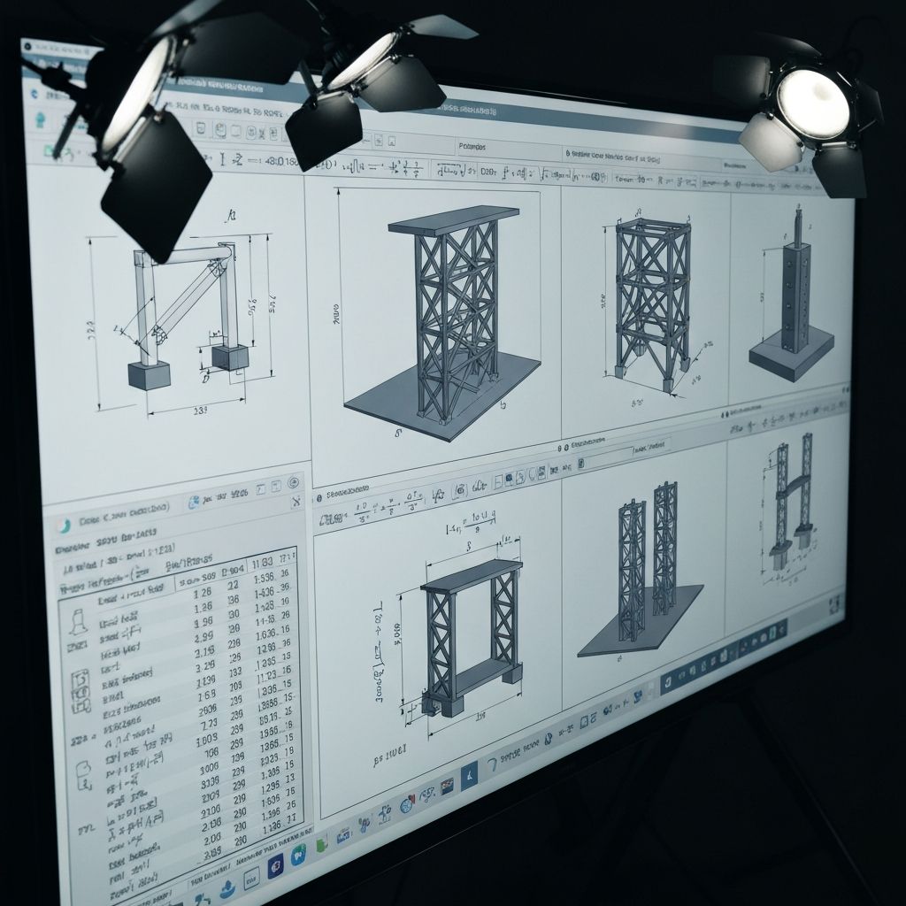 Engineering analysis and structural design calculations